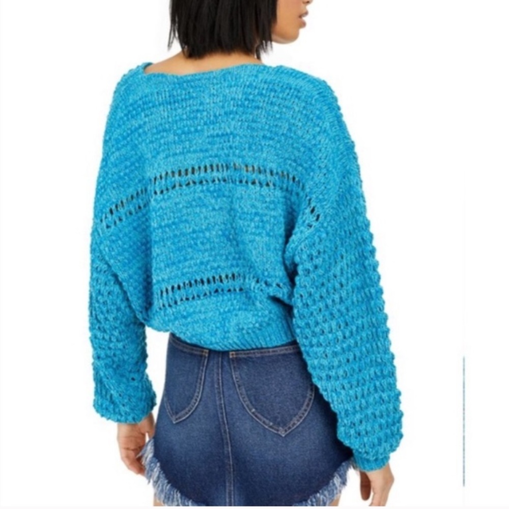 Free People coconut‎ sweater in pristine waters. NWT. Retail 128